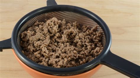 If you drain the fat from ground beef, does it still count as a guilty pleasure?